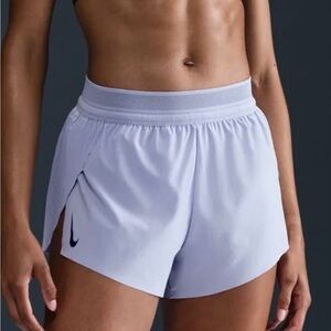 Nike Women's Light Blue Aeroswift shorts